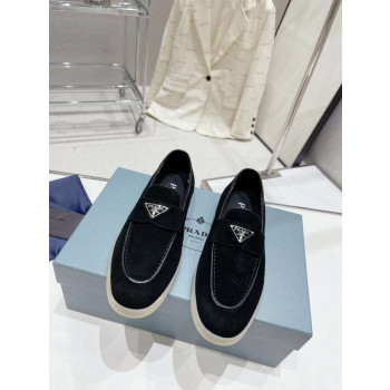 [Prada] 프라다 스웨이드 가죽 로퍼