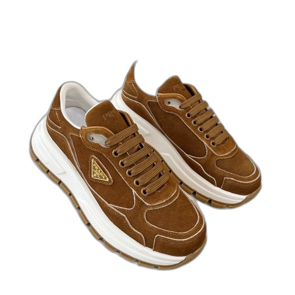 [ 프라다 ] prax 01 스웨이드 스니커즈