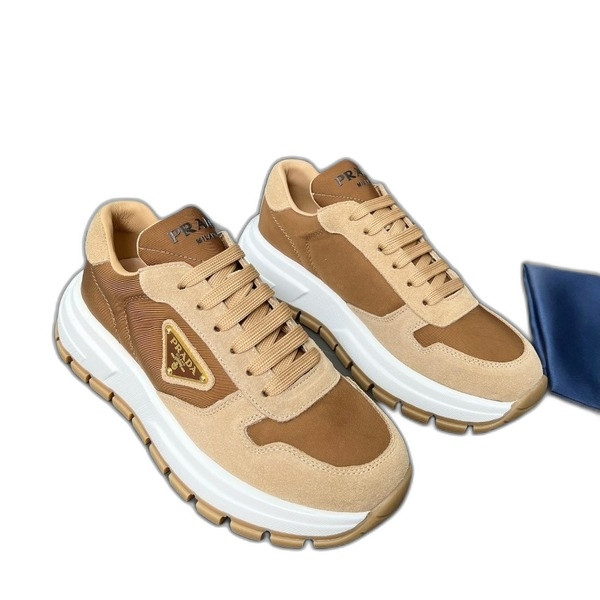 [ 프라다 ] prax 01 스웨이드 & 나일론 스니커즈