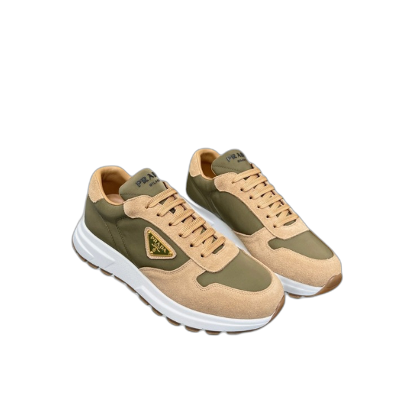 [ 프라다 ] prax 01 스웨이드 & 나일론 스니커즈