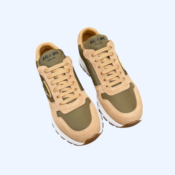 [ 프라다 ] prax 01 스웨이드 & 나일론 스니커즈