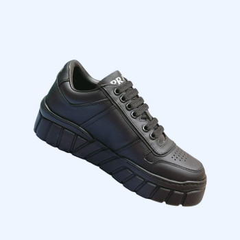 [ 프라다 ] 레더 플랫폼 스니커즈