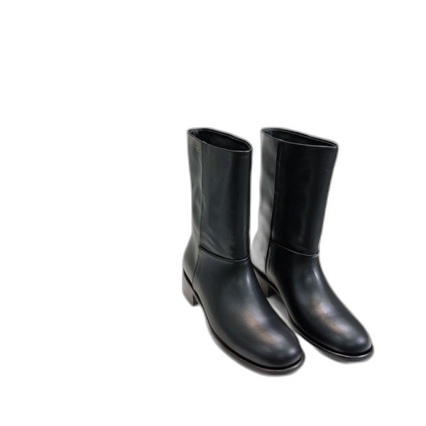 [ Prada ] 프라다 가죽 미들 부츠