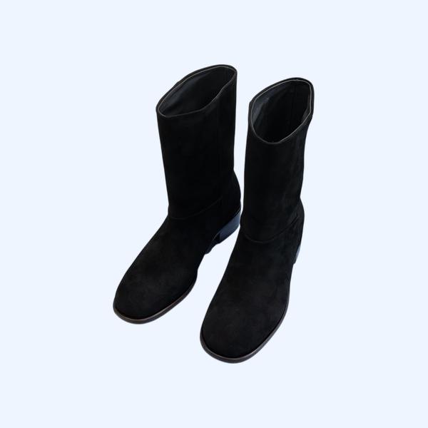 [ Prada ] 프라다 스웨이드 미들 부츠