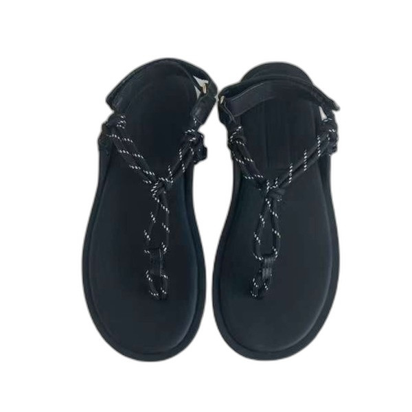 [Miu Miu] 미우미우 리비에르 코드 가죽 샌들