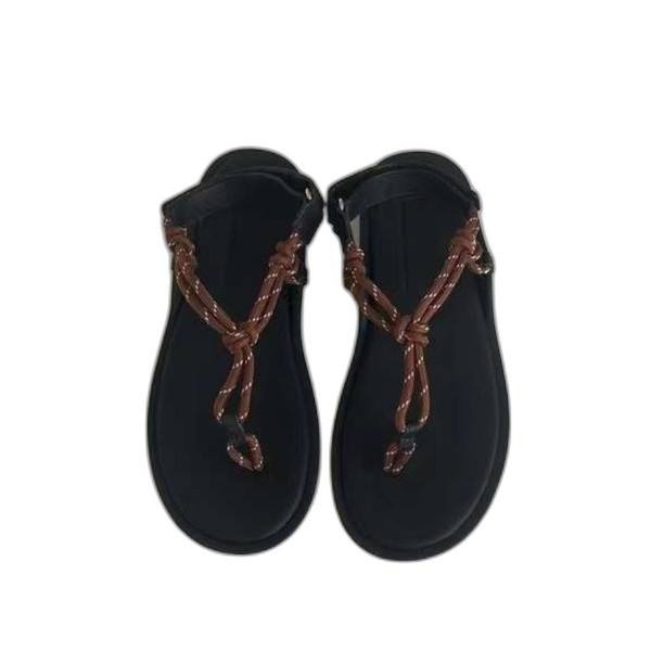 [Miu Miu] 미우미우 리비에르 코드 가죽 샌들