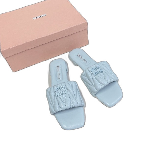 [ 미우미우 ] 마테라쎄 나파 슬리퍼