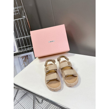 [ 미우미우 ] 25ss 벨크로 샌들