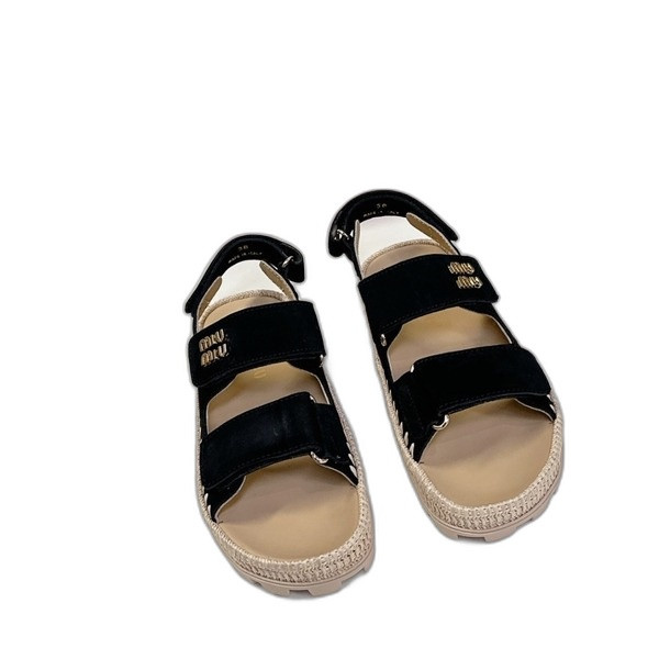 [ 미우미우 ] 25ss 벨크로 샌들