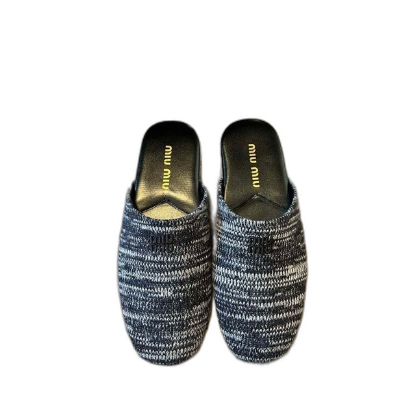 [ Miu Miu ] 미우미우 울 슬리퍼