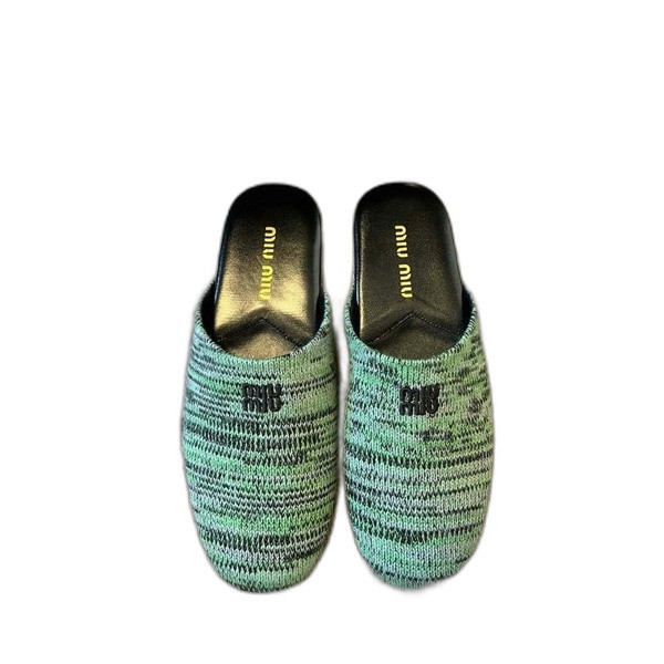 [ Miu Miu ] 미우미우 울 슬리퍼