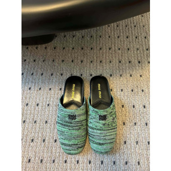 [ Miu Miu ] 미우미우 울 슬리퍼