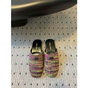 [ Miu Miu ] 미우미우 울 슬리퍼