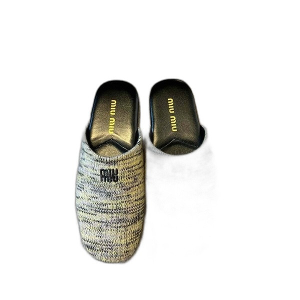 [ Miu Miu ] 미우미우 울 슬리퍼