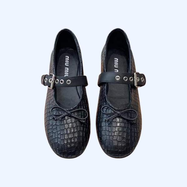 [Miu Miu] 미우미우 가죽 발레리나