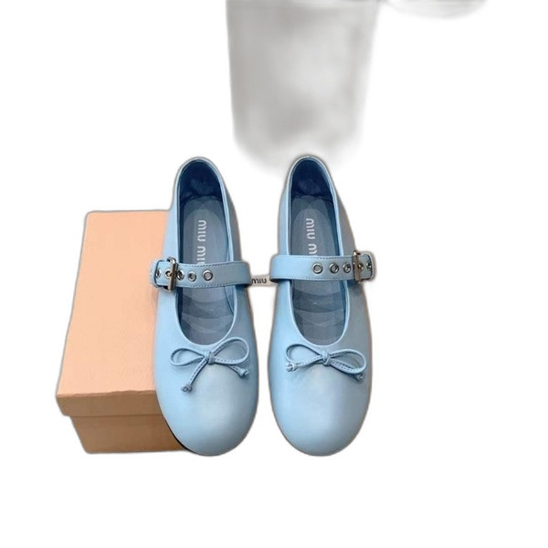 [Miu Miu] 미우미우 가죽 발레리나