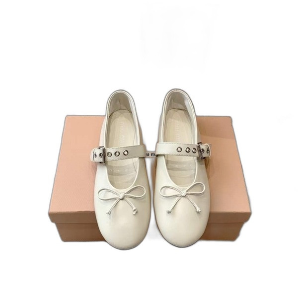 [Miu Miu] 미우미우 가죽 발레리나