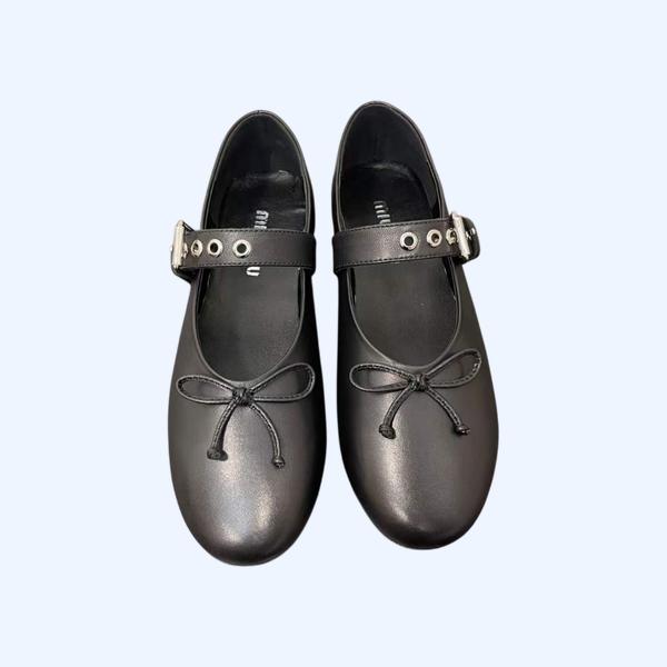 [Miu Miu] 미우미우 가죽 발레리나