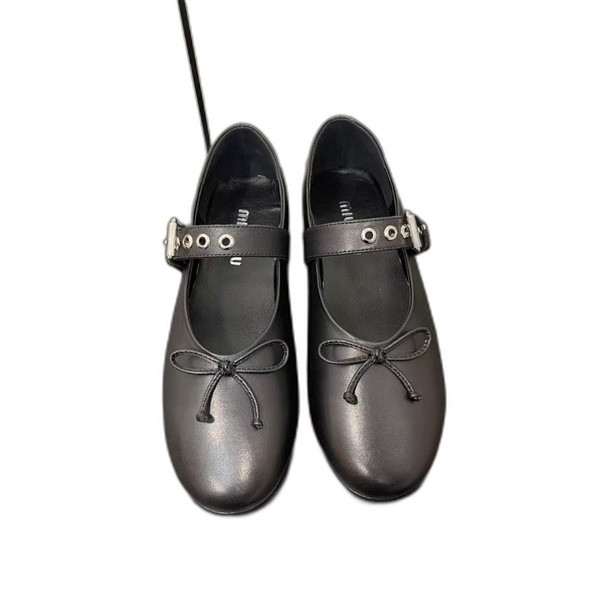 [Miu Miu] 미우미우 가죽 발레리나