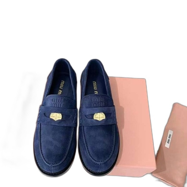 [Miu Miu] 미우미우 스웨이드 로퍼