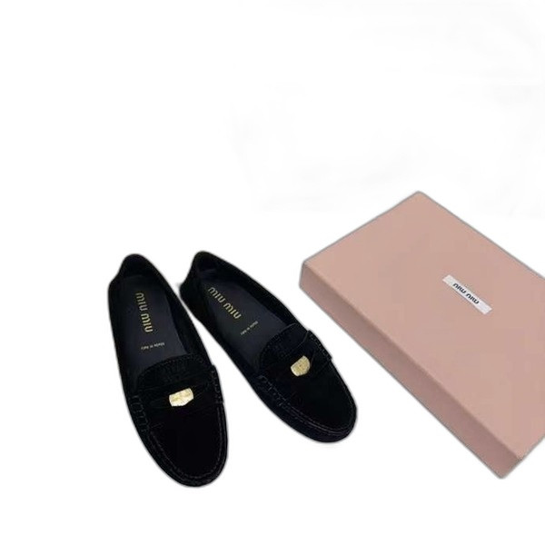 [Miu Miu] 미우미우 스웨이드 로퍼