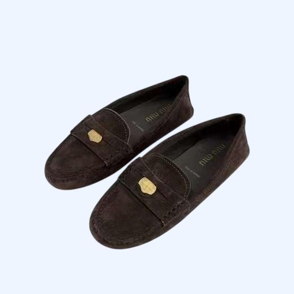 [Miu Miu] 미우미우 스웨이드 로퍼