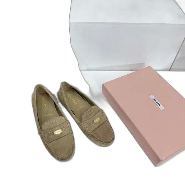 [Miu Miu] 미우미우 스웨이드 로퍼