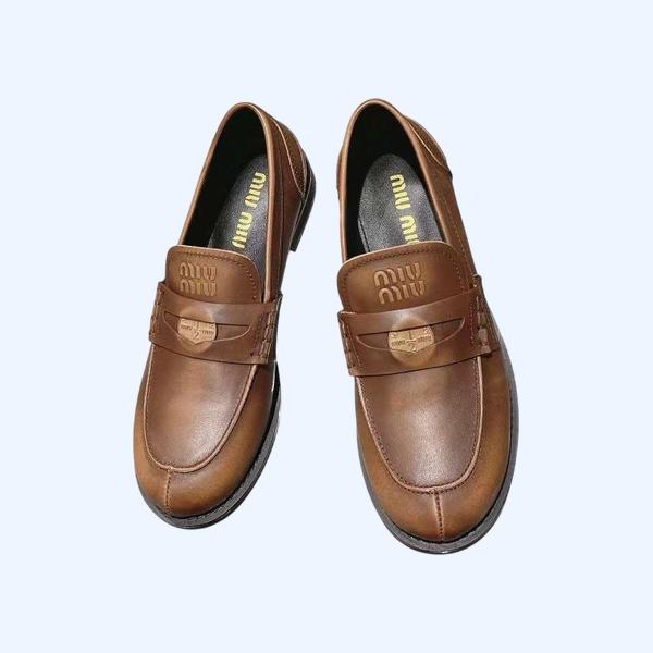 [Miu Miu] 미우미우 빈티지 가죽 페니 로퍼