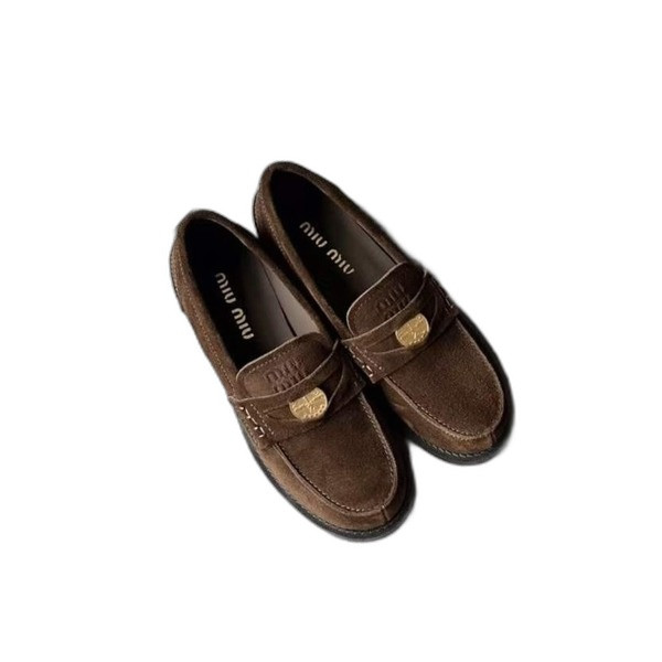 [Miu Miu] 미우미우 스웨이드 로퍼