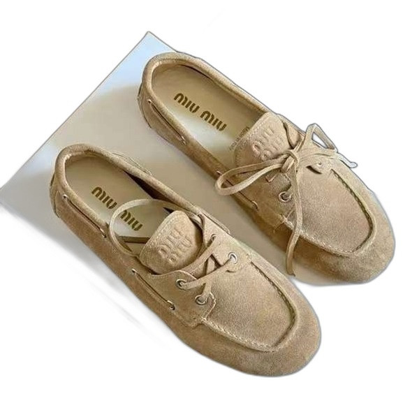 [Miu Miu] 미우미우 페이드 스웨이드 로퍼