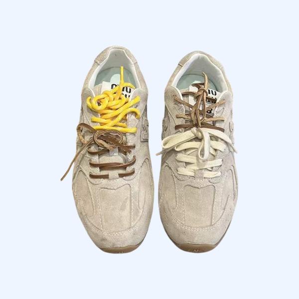 [Miu Miu] 미우미우 x 뉴발란* 스웨이드 메쉬 스니커즈