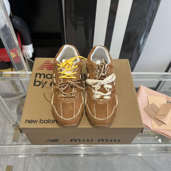 [Miu Miu] 미우미우 x 뉴발란* 스웨이드 메쉬 스니커즈