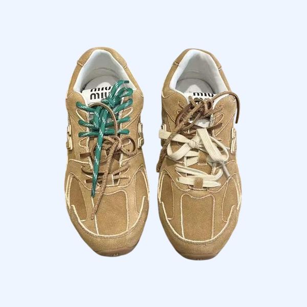 [Miu Miu] 미우미우 x 뉴발란* 스웨이드 메쉬 스니커즈