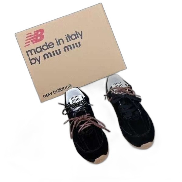 [Miu Miu] 미우미우 x 뉴발란* 스웨이드 메쉬 스니커즈