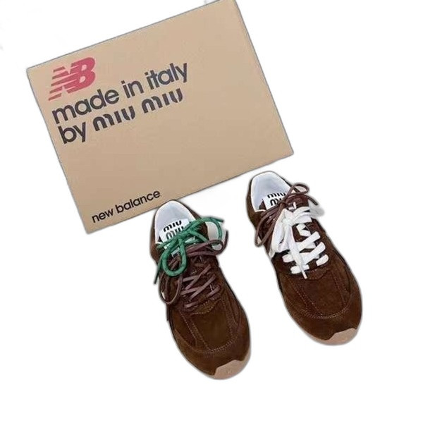 [Miu Miu] 미우미우 x 뉴발란* 스웨이드 메쉬 스니커즈