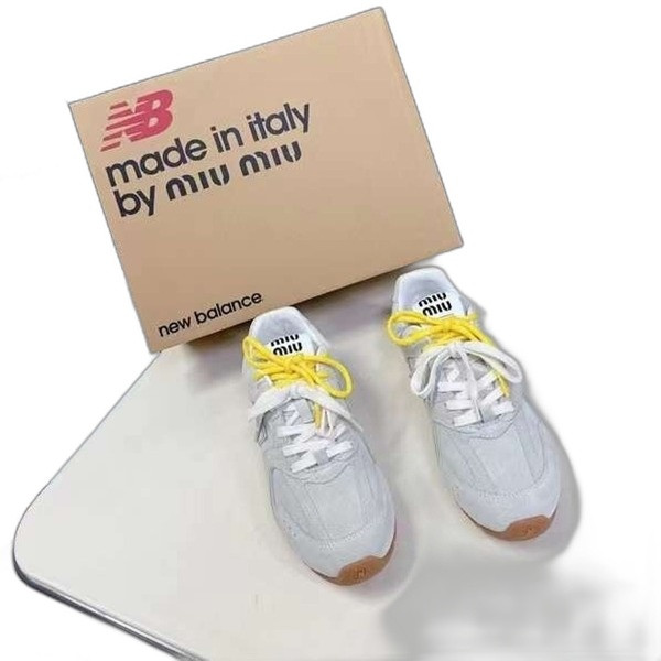[Miu Miu] 미우미우 x 뉴발란* 스웨이드 메쉬 스니커즈