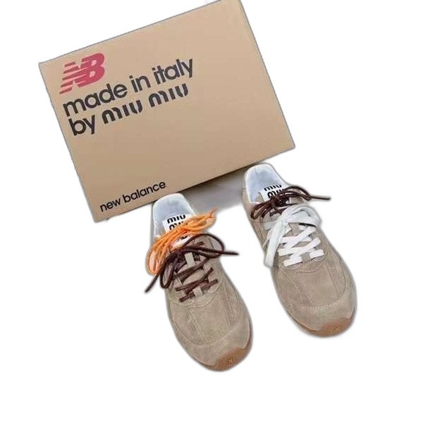 [Miu Miu] 미우미우 x 뉴발란* 스웨이드 메쉬 스니커즈