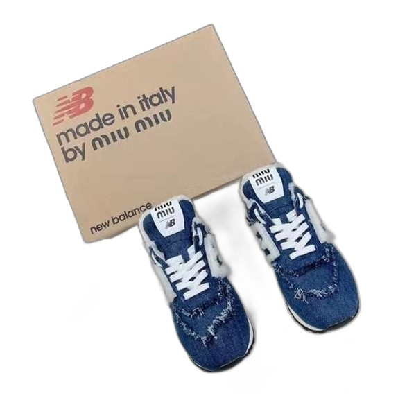 [Miu Miu] 미우미우 x 뉴발란* 574 데님 스니커즈