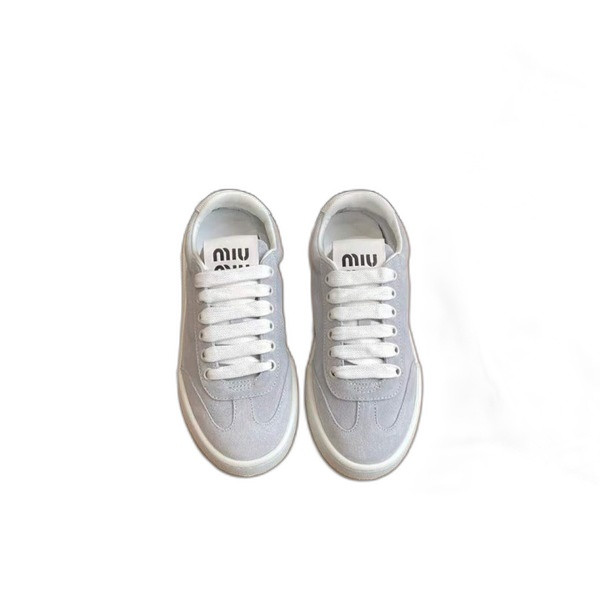 [Miu Miu] 미우미우 블리치드 스웨이드 스니커즈