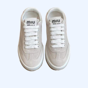 [Miu Miu] 미우미우 블리치드 스웨이드 스니커즈