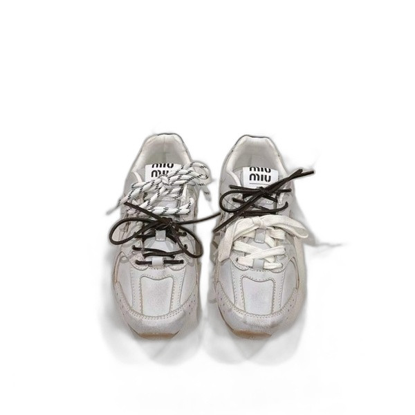 [Miu Miu] 미우미우 x 뉴발란* 스웨이드 메쉬 스니커즈