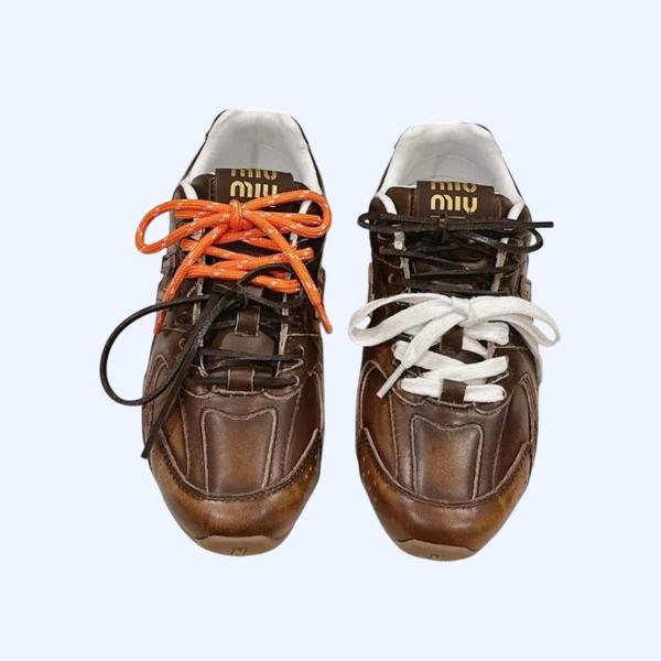 [Miu Miu] 미우미우 x 뉴발란* 스웨이드 메쉬 스니커즈