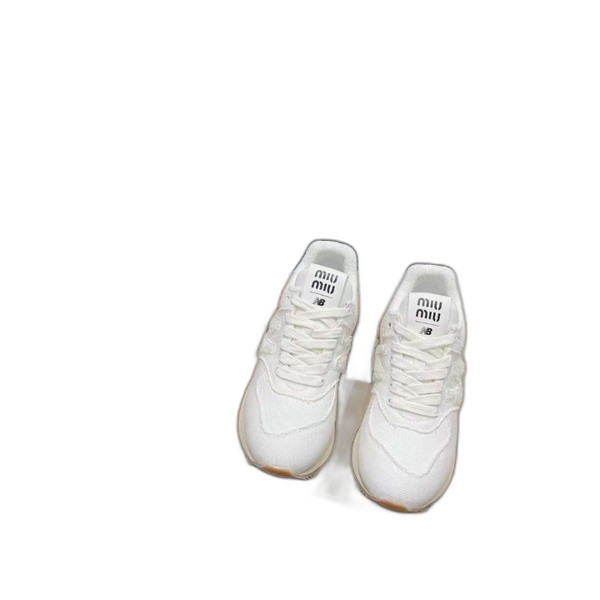[Miu Miu] 미우미우 x 뉴발란* 574 스트라이프 벨벳 스니커즈