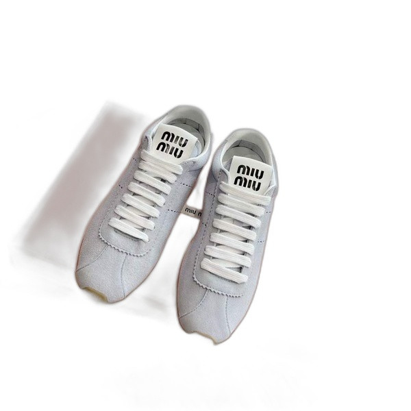[Miu Miu] 미우미우 스웨이드 스니커즈