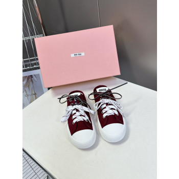[ Miu Miu ] 미우미우 캔버스 스니커즈 뮬