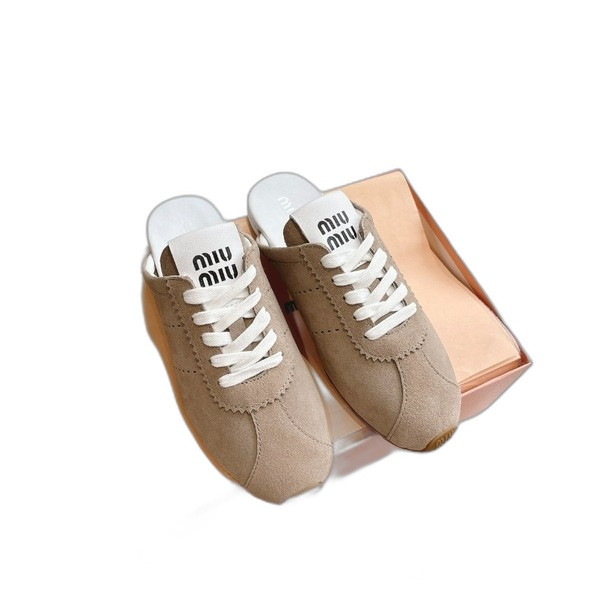 [ Miu Miu ] 미우미우 플룸 스웨이드 뮬