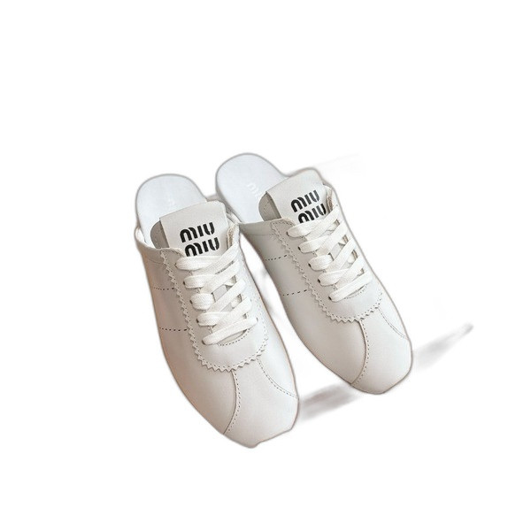 [ Miu Miu ] 미우미우 플룸 뮬