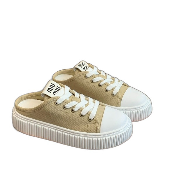 [ 미우미우 ] 플랫폼 스니커즈 뮬