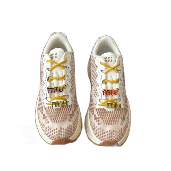 [ Miu Miu ] 미우미우 테크니컬 패브릭 스니커즈