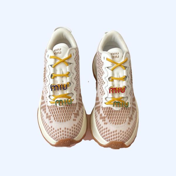 [ Miu Miu ] 미우미우 테크니컬 패브릭 스니커즈